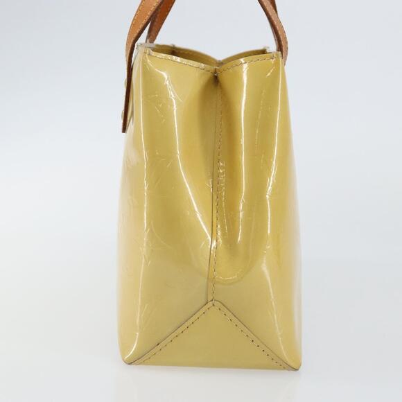 LOUIS VUITTON Monogram Vernis Reade PM Hand Bag Beige M91334 - Picture 4 of 12